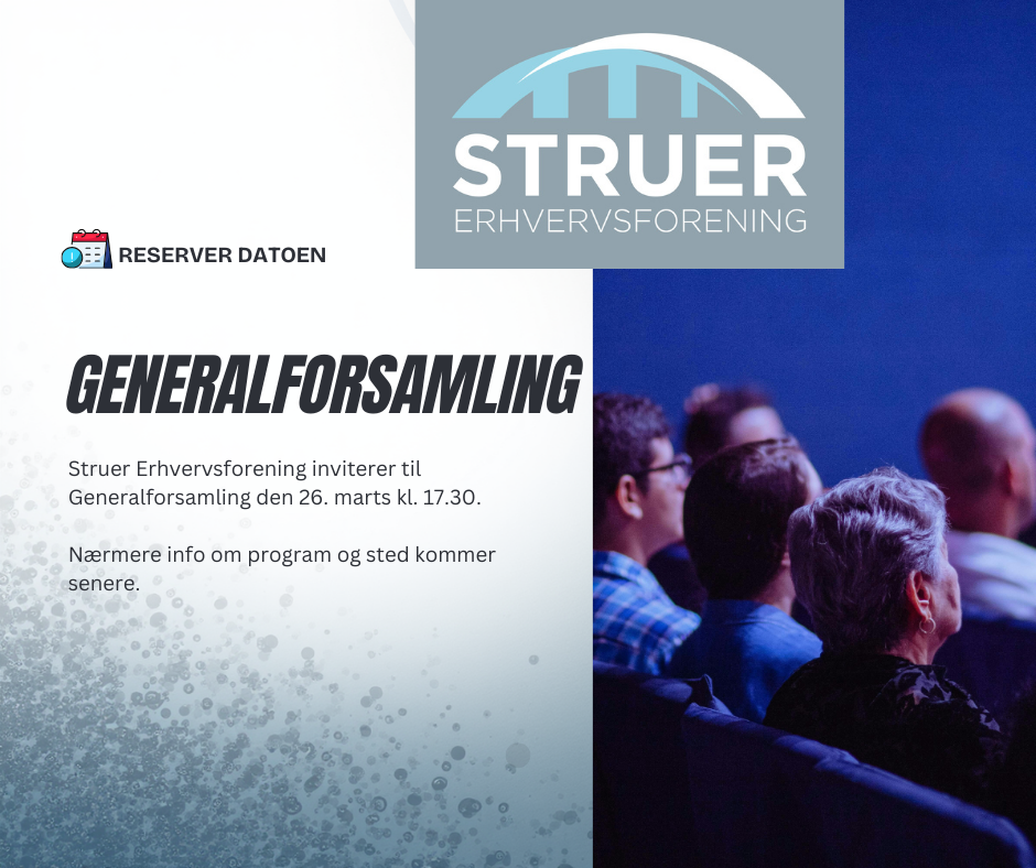 GENERALFORSAMLING 2 Struer erhvervsforening